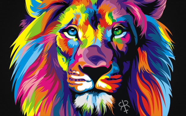 Animaux Artistique Lion Fond d'écran HD | Image