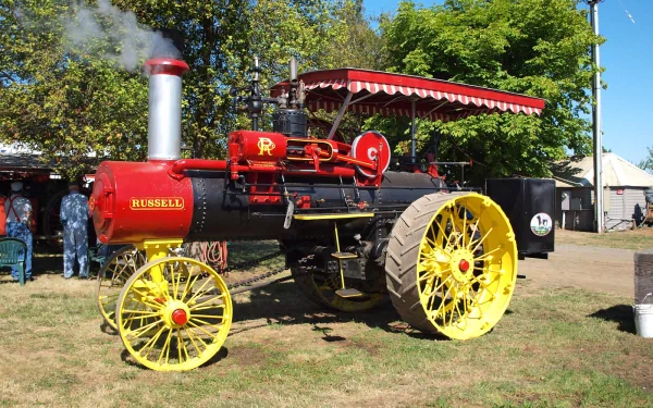 vehicle russell steam tractor HD Desktop Wallpaper | Background Image