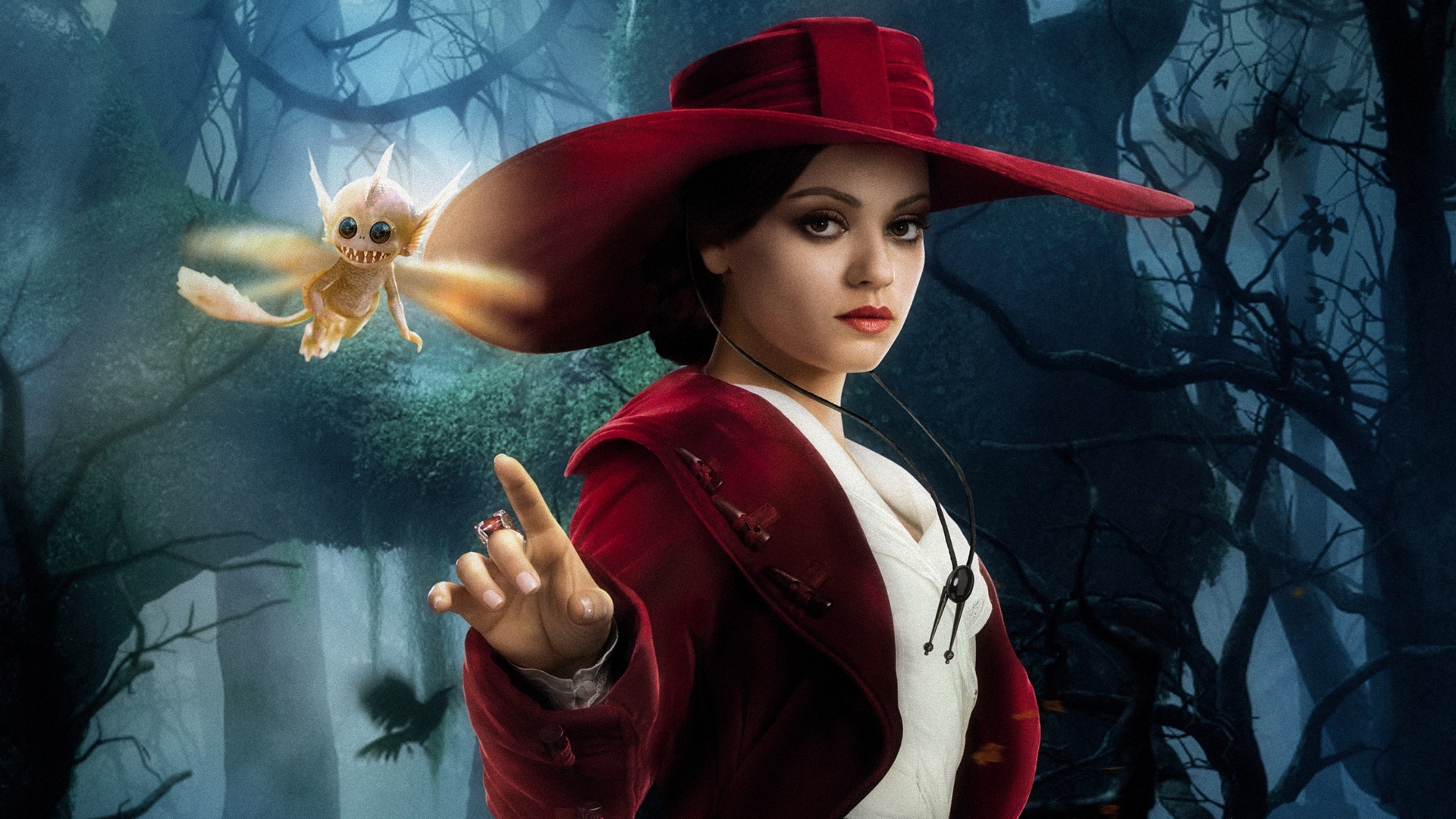 Vibrant, stunning HD desktop wallpaper featuring the movie Oz the Great and Powerful.