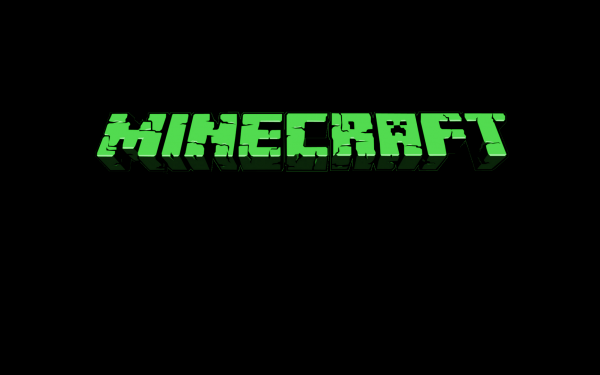 Videojuego Minecraft Logo Verde Fondo de pantalla HD | Fondo de Escritorio
