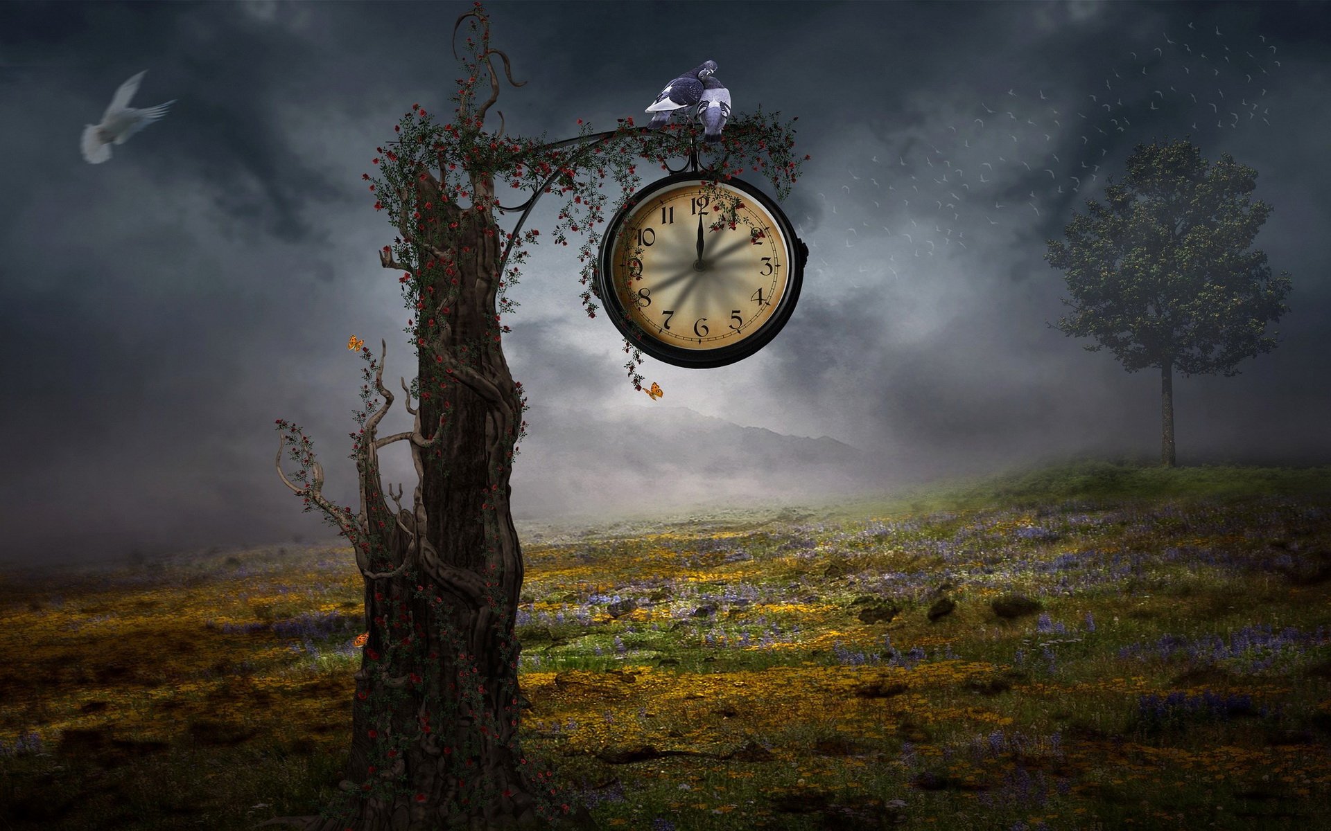 Clock Full HD Wallpaper and Background Image | 1920x1200 | ID:428595