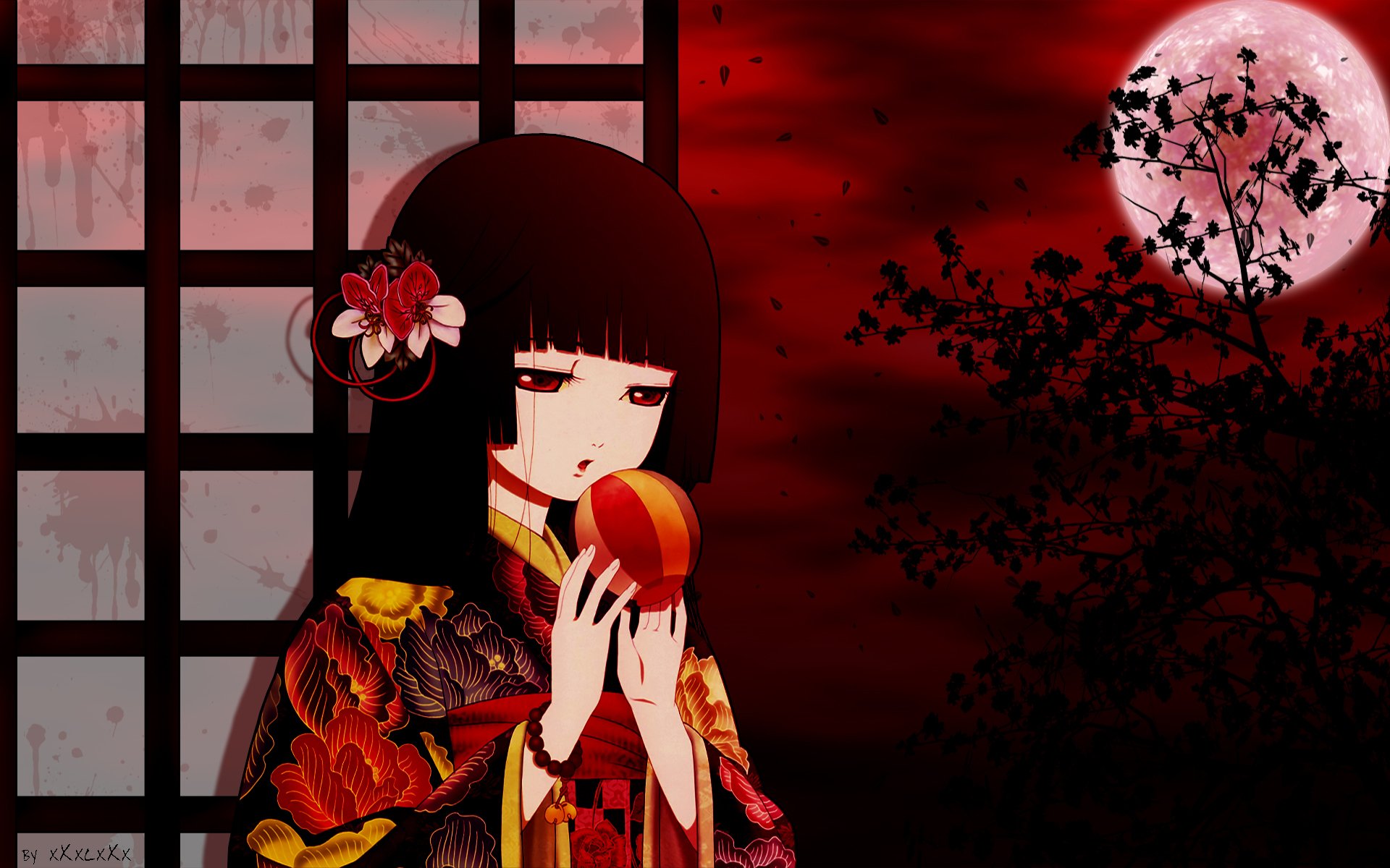 Download Anime Jigoku Shōjo HD Wallpaper