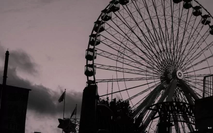 man made ferris wheel HD Desktop Wallpaper | Background Image