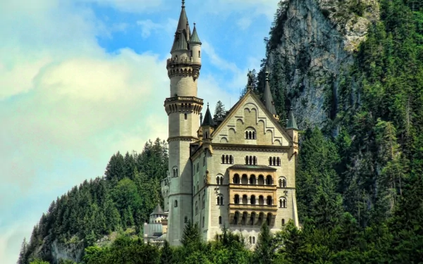 man made Neuschwanstein Castle HD Desktop Wallpaper | Background Image