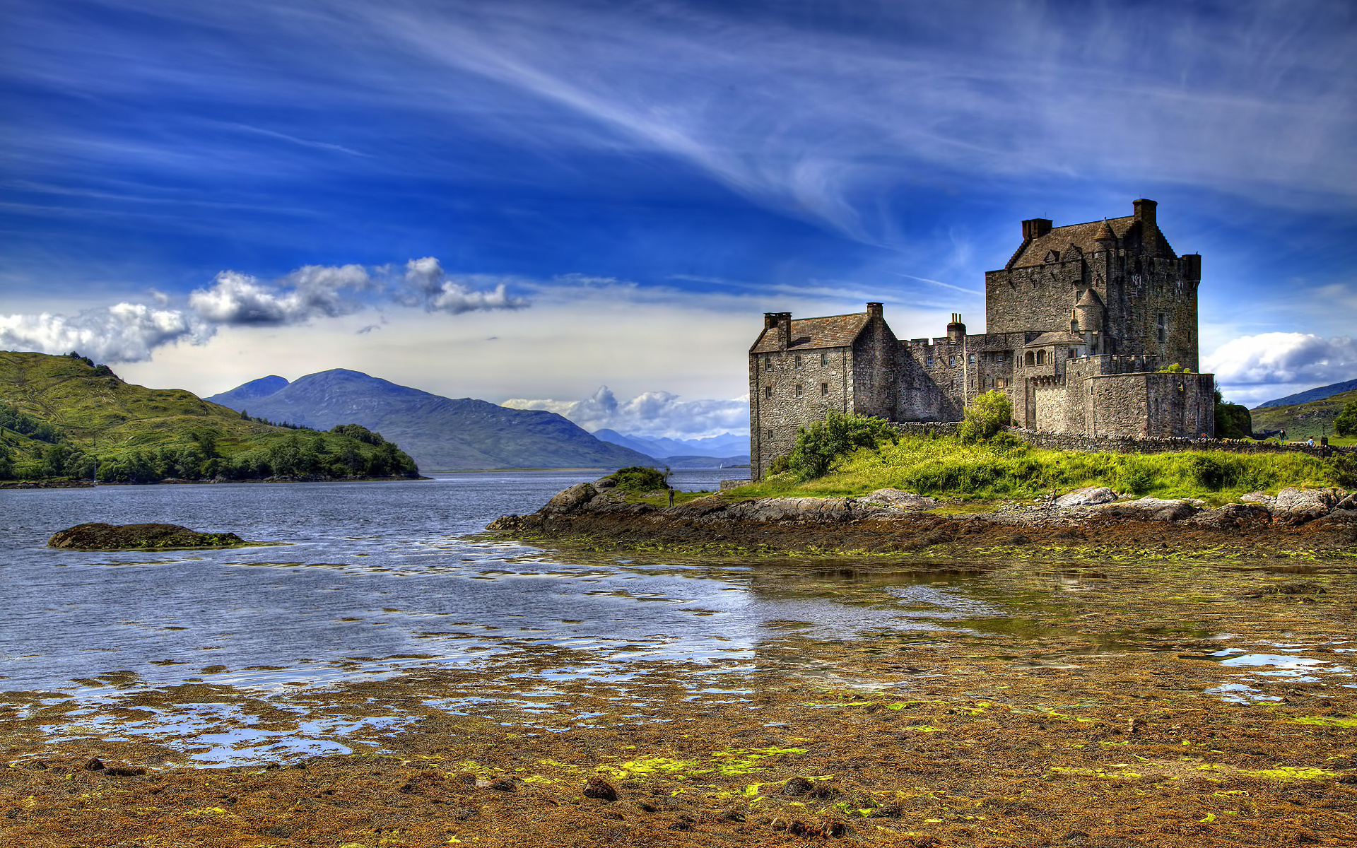 Man Made Castle Eilean Donan HD Wallpaper | Background Image
