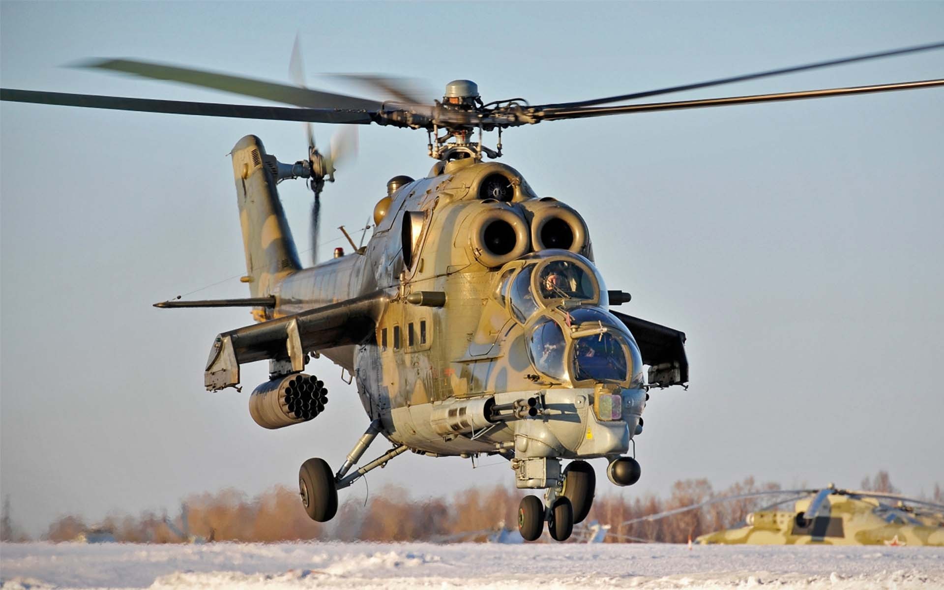 Military Mil Mi-24 HD Wallpaper | Background Image