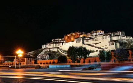 man made Potala Palace HD Desktop Wallpaper | Background Image