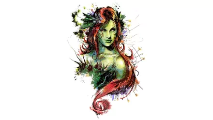 Comic Poison Ivy HD Desktop Wallpaper | Background Image