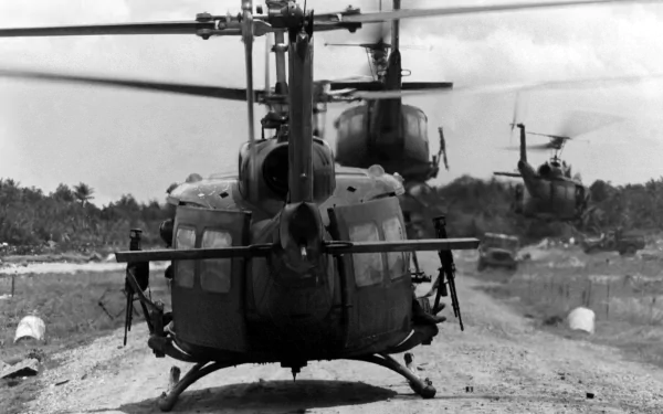 military Bell UH-1 Iroquois HD Desktop Wallpaper | Background Image