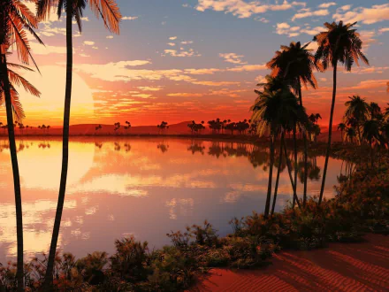 nature island HD Desktop Wallpaper | Background Image