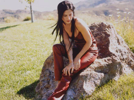 Celebrity Courteney Cox HD Desktop Wallpaper | Background Image
