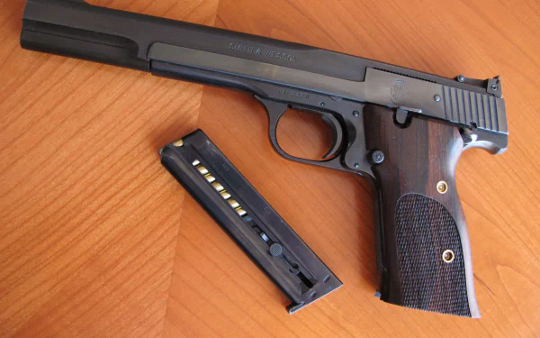 Smith & Wesson man made pistol HD Desktop Wallpaper | Background Image