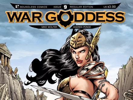 Comic war goddess HD Desktop Wallpaper | Background Image