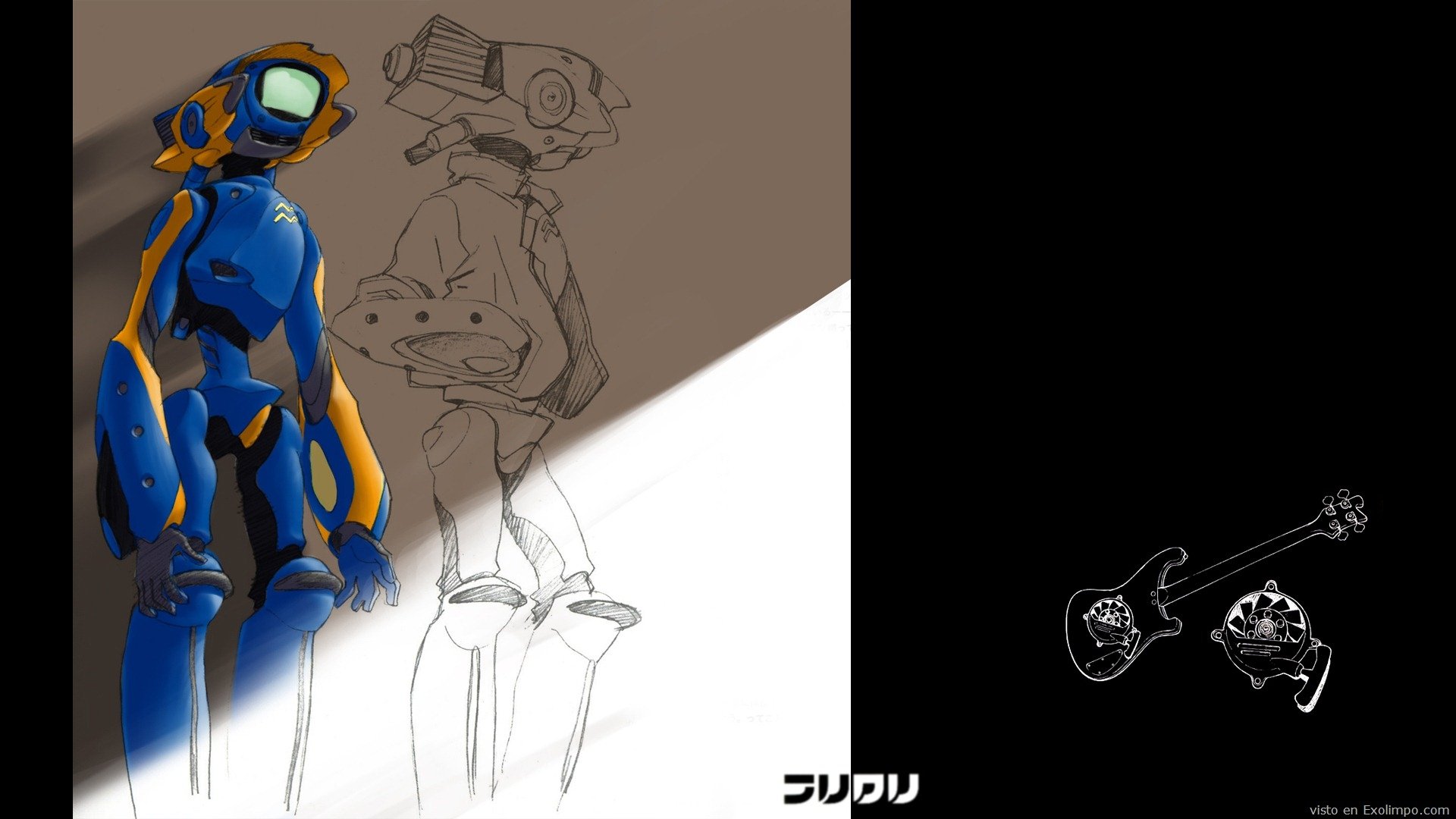 Download Anime FLCL HD Wallpaper