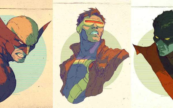 Nightcrawler (Marvel Comics) Cyclops (Marvel Comics) Wolverine Comic X-Men HD Desktop Wallpaper | Background Image