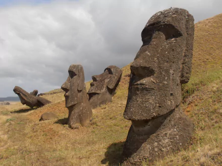  The Moai are Monolithic Human Figures