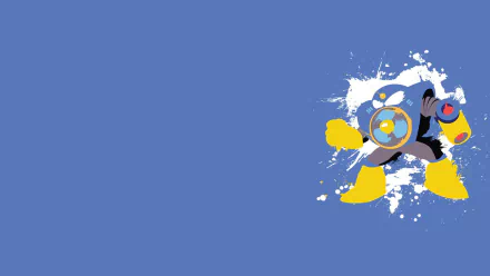 minimalist Air Man (Mega Man) video game Mega Man 2 Minimalist Gaming HD Desktop Wallpaper | Background Image