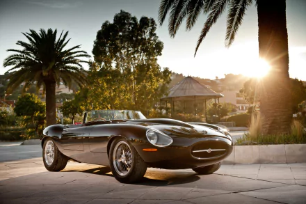 classic car vehicle Jaguar E-Type HD Desktop Wallpaper | Background Image