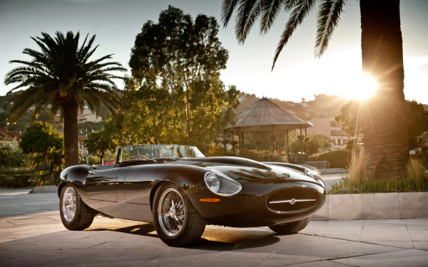 classic car vehicle Jaguar E-Type HD Desktop Wallpaper | Background Image