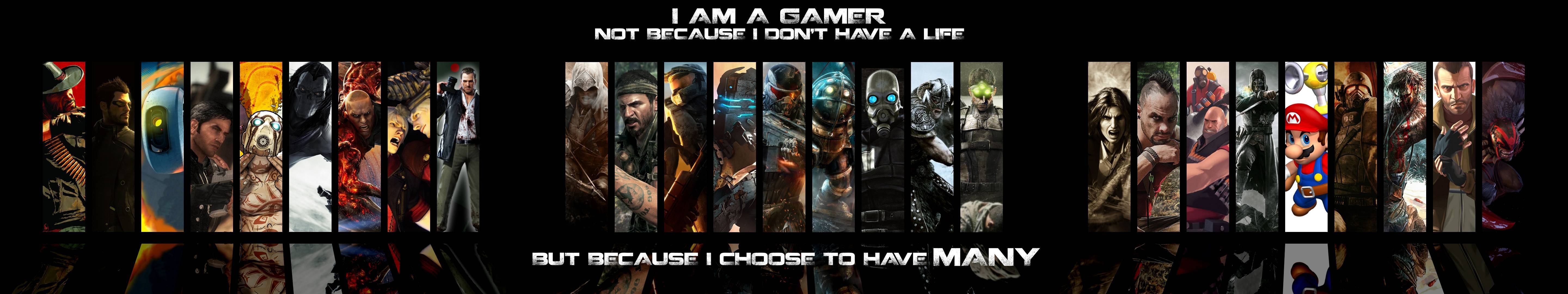 Video Game Collage HD Wallpaper | Background Image