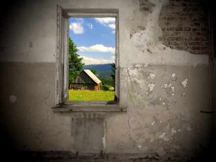 man made window HD Desktop Wallpaper | Background Image