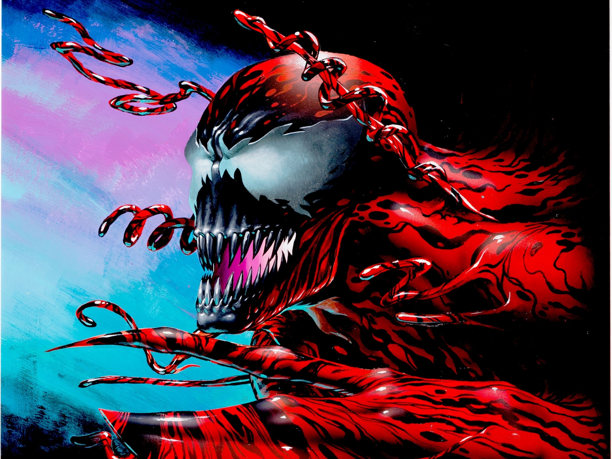 Venom maximum carnage. Карнаж Клетус Кэссиди Марвел. Карнаж Марвел. Веном и Карнаж.