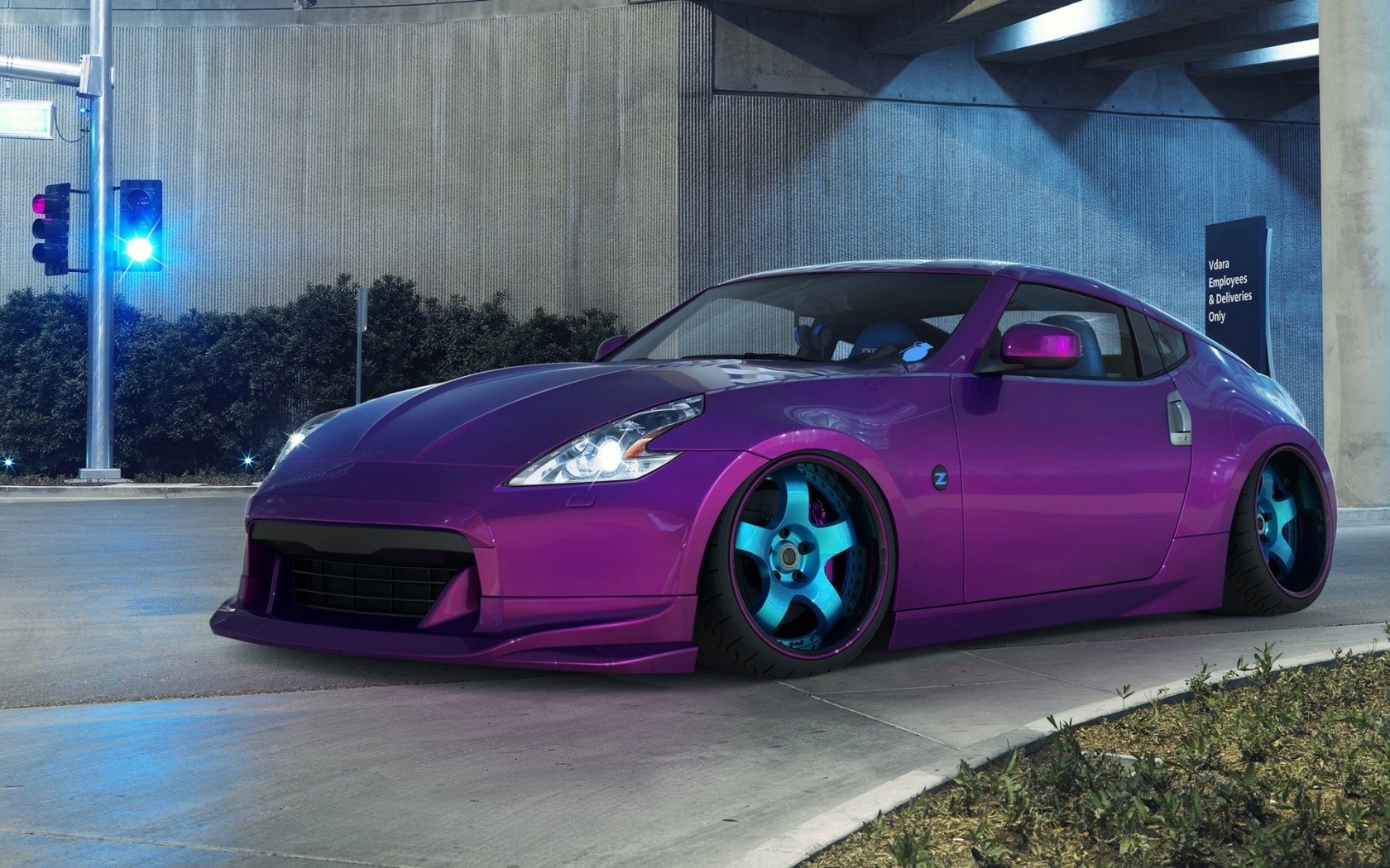 nissan 350z фиолетовый