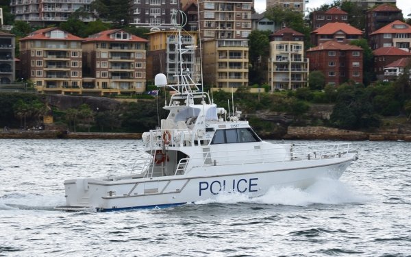 Vehicles Nsw Water Police Police Boat Maritime HD Wallpaper | Background Image