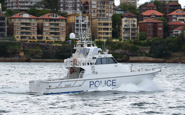  NSW Water Police WP22 22537 Vanguard On Sydney Harbour