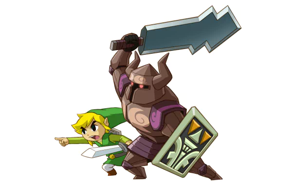 Link video game The Legend Of Zelda: Spirit Tracks HD Desktop Wallpaper | Background Image