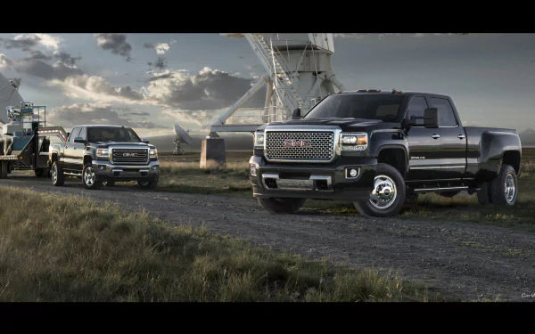 vehicle 2015 GMC Sierra HD HD Desktop Wallpaper | Background Image