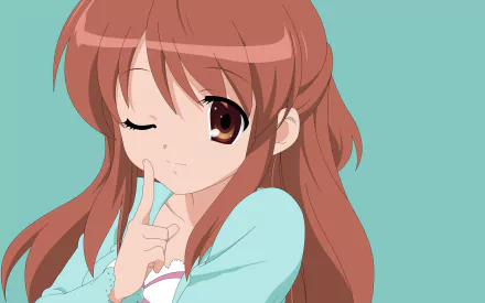 Mikuru Asahina Anime The Melancholy of Haruhi Suzumiya HD Desktop Wallpaper | Background Image