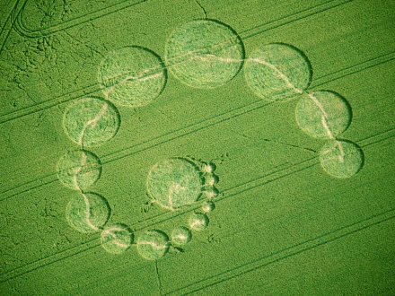 man made crop circle HD Desktop Wallpaper | Background Image