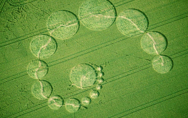 man made crop circle HD Desktop Wallpaper | Background Image