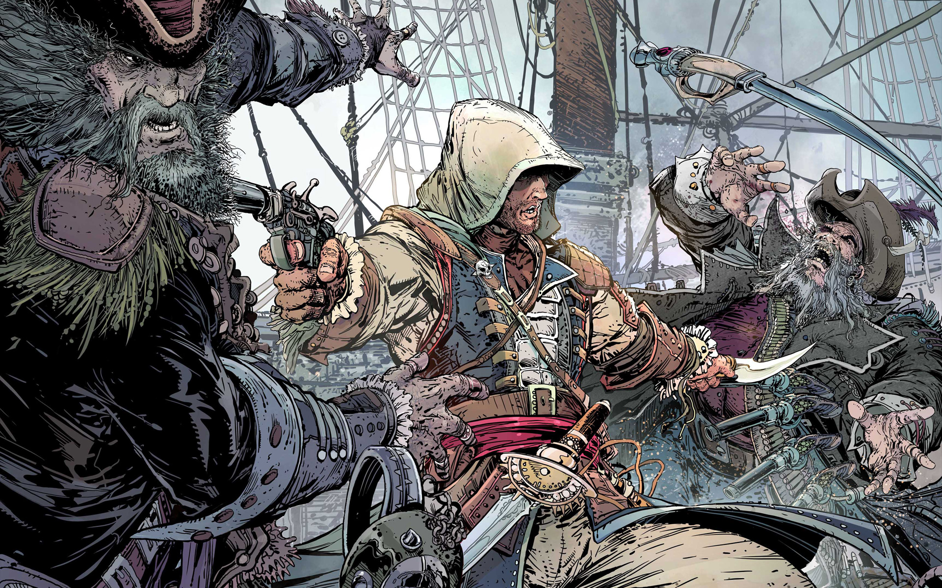 Edward Kenway In Hd A Pirates Duel From Assassins Creed Iv Black Flag