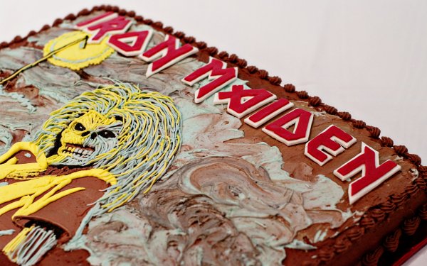 Music Iron Maiden Cake HD Wallpaper | Background Image