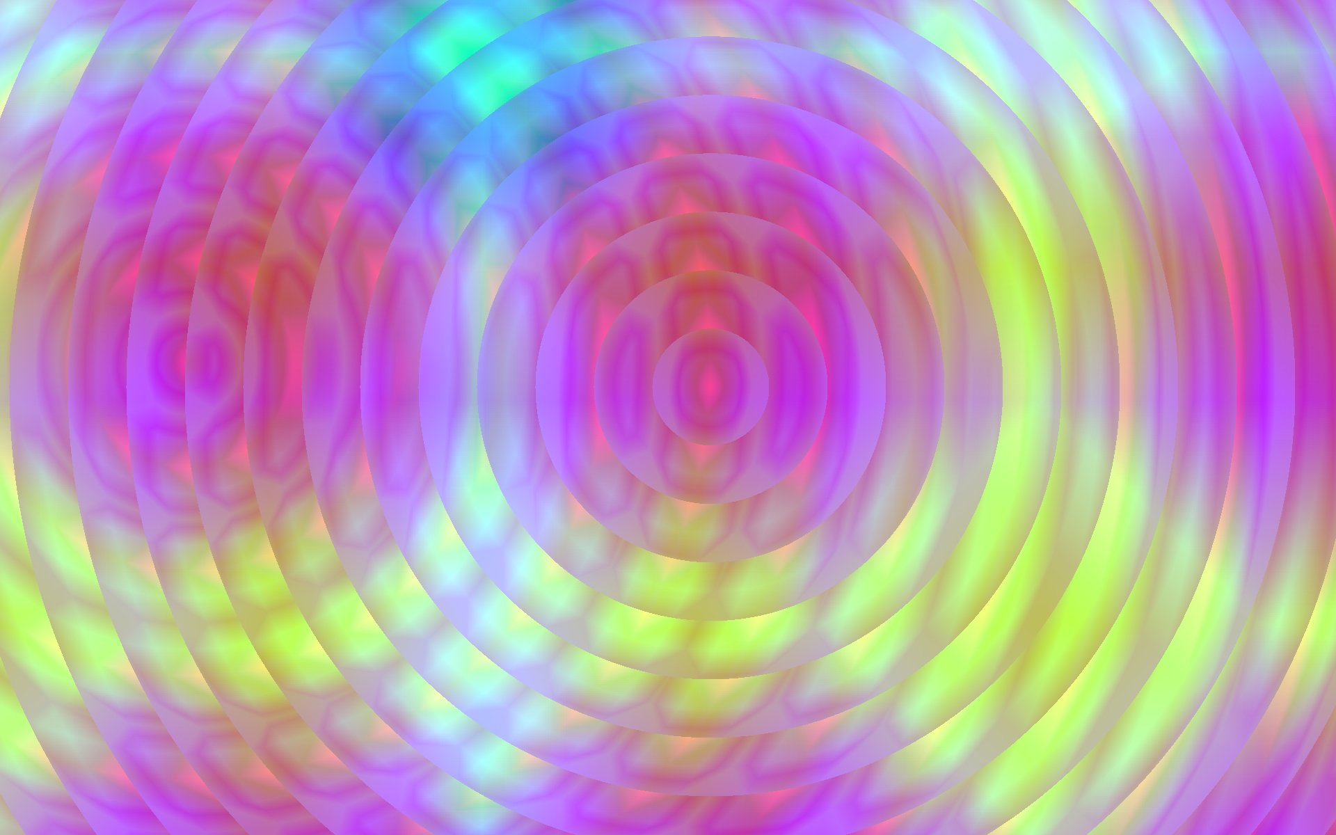 An abstract HD wallpaper featuring vibrant colors and concentric circles, creating a dynamic, visually engaging background for any desktop.