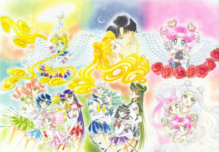 Anime Sailor Moon HD Desktop Wallpaper | Background Image
