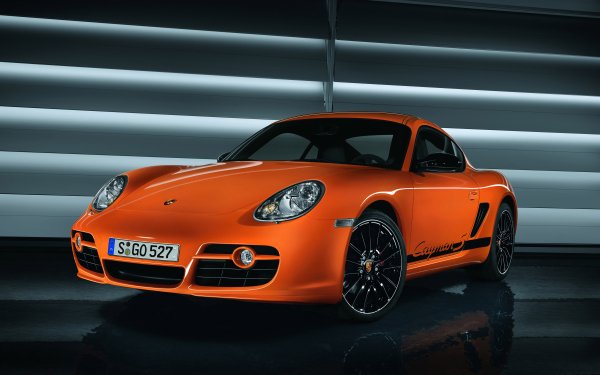 Vehicles Porsche Cayman Porsche Car Porsche Cayman S Orange Car HD Wallpaper | Background Image
