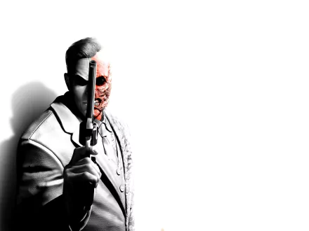 revolver Two-Face video game Batman: Arkham City HD Desktop Wallpaper | Background Image