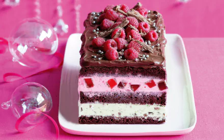  Chocolate Raspberry Cream Torte