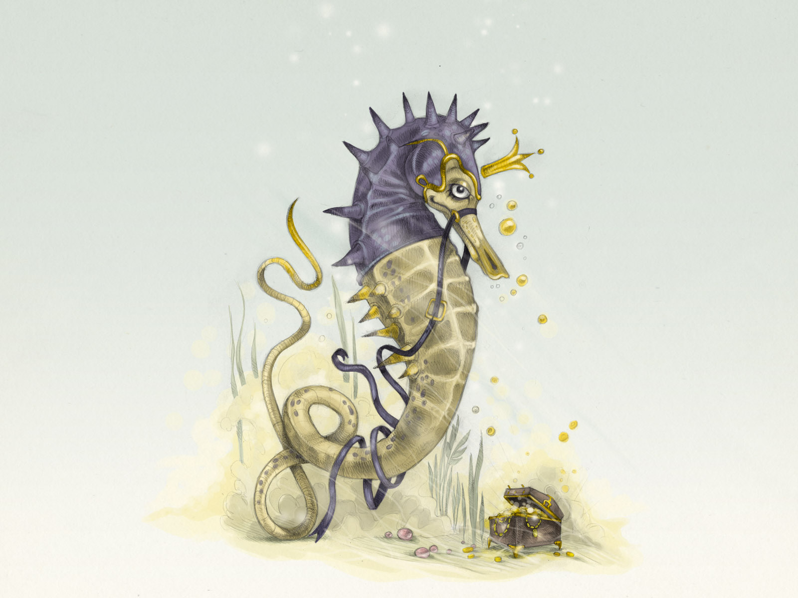 Artistic Seahorse HD Wallpaper | Background Image