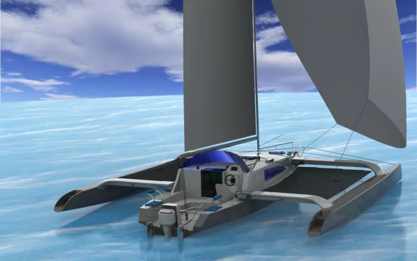 vehicle trimaran HD Desktop Wallpaper | Background Image