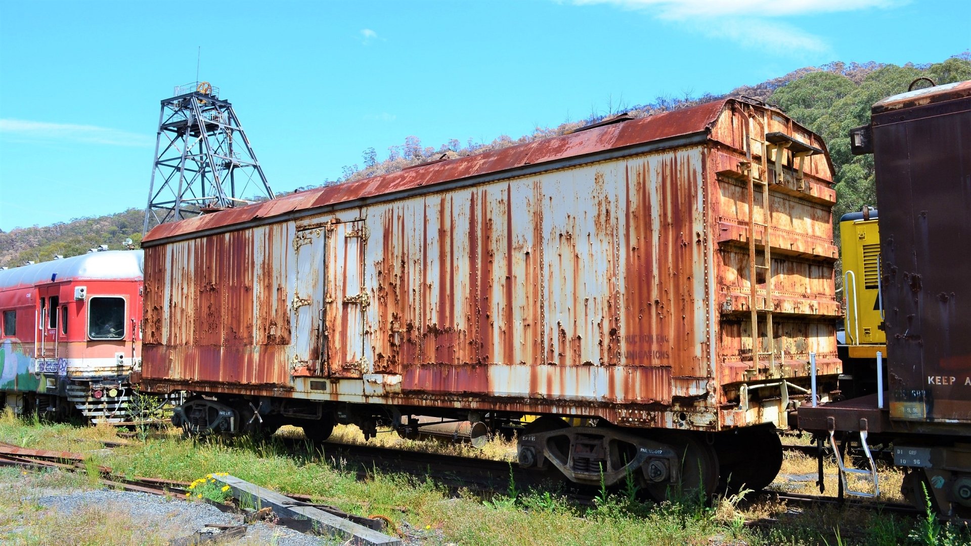 An Old Good's Wagon At The State Mine Museum Lithgow by lonewolf6738