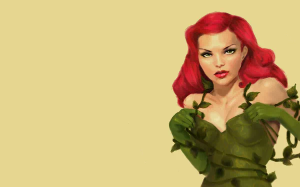Comic Poison Ivy HD Desktop Wallpaper | Background Image