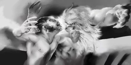 Sabertooth Comic Wolverine HD Desktop Wallpaper | Background Image