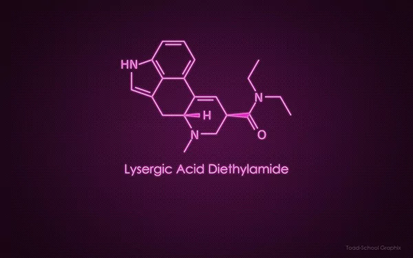  Lysergic acid diethylamide, abbreviated LSD or LSD-25