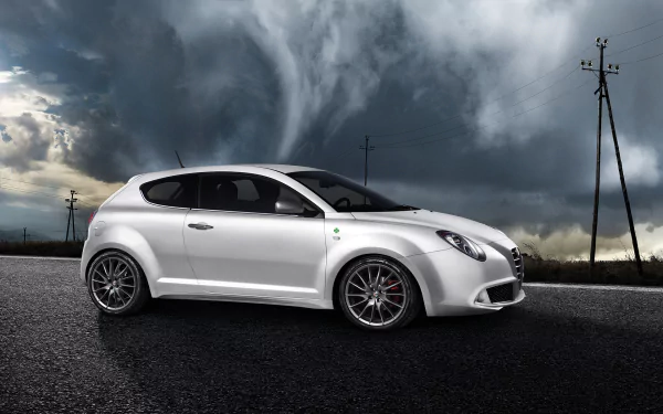 Alfa Romeo vehicle Alfa Romeo MiTo Quadrifoglio HD Desktop Wallpaper | Background Image