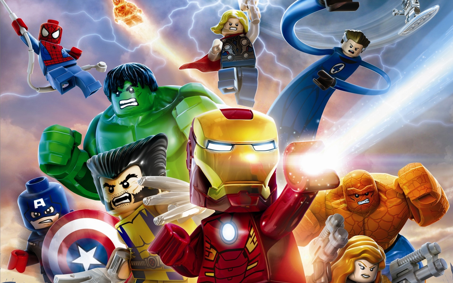 Jeux Vidéo LEGO Marvel Super Heroes Fond d'écran HD | Image