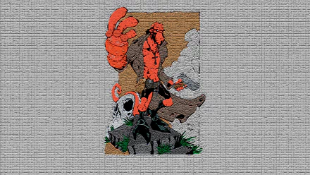 Comic Hellboy HD Desktop Wallpaper | Background Image